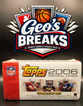 2006 Topps Football factory sealed set (+5 rookie bonus Pack)